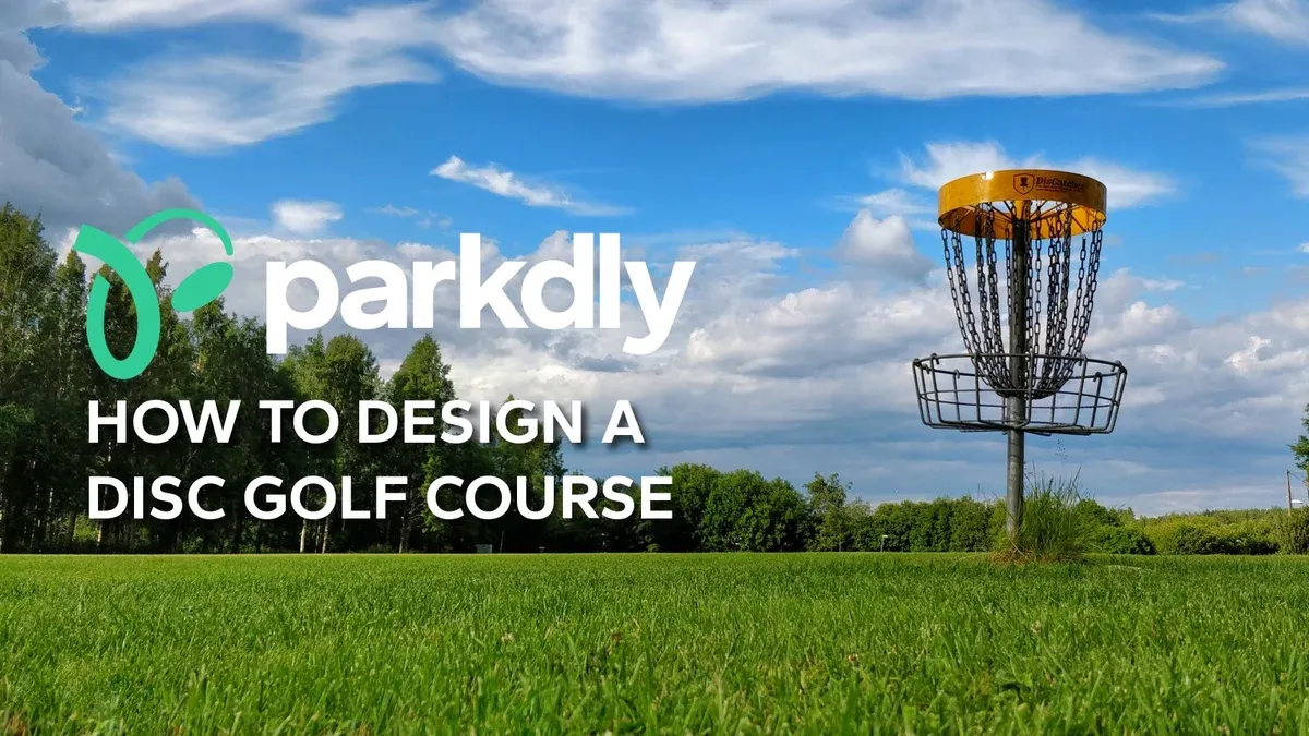 How to design a disc golf course step by step