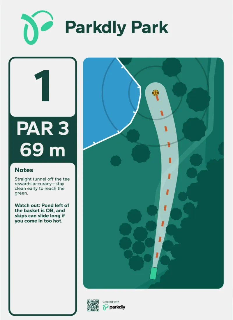 Professional tee sign designed in Parkdly